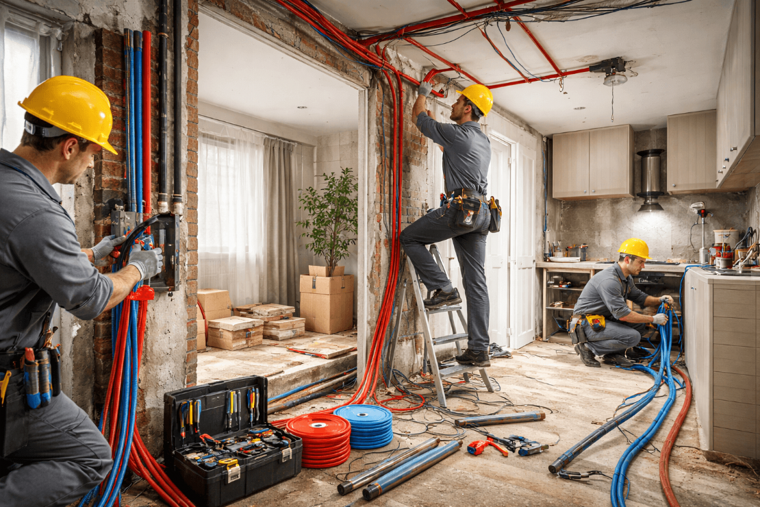 老屋管線需要重拉嗎？中古屋翻新設計與裝修重點一次看懂